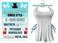 .:S.C:. Ribbon Dress - 6 - Blue Snow