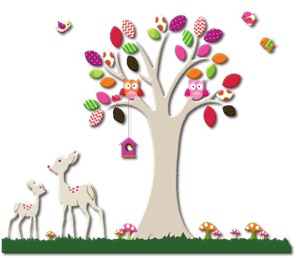 Kids Wall Decor - Tree Buddies