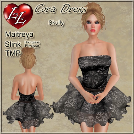 !:LL:! Cora Dress Skully
