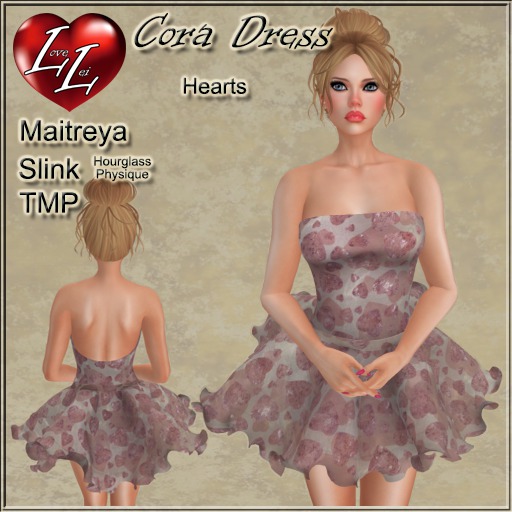 !:LL:! Cora Dress Hearts Demo