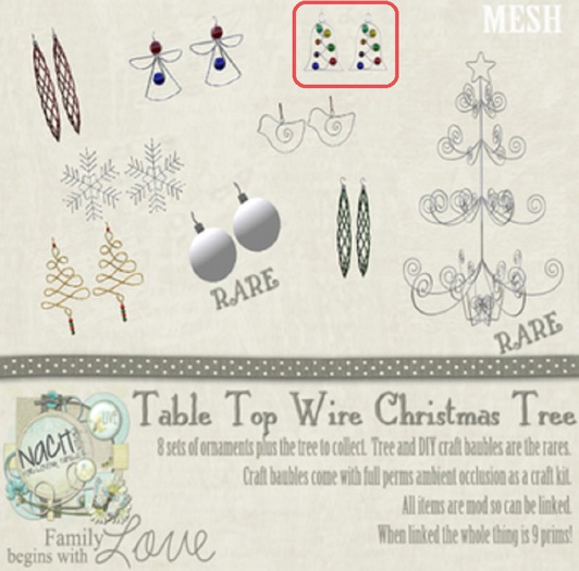 NACH Bell Christmas Ornaments