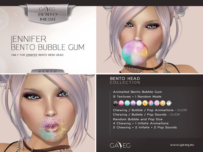 DISCOUNTED !!! [GA.EG] Jennifer Bento Bubble Gum DEMO