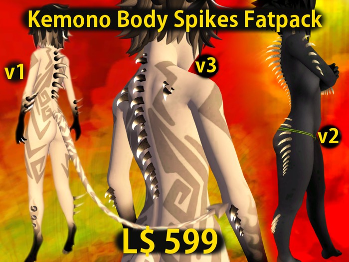 [WS] Kemono Body Spikes Fatpack