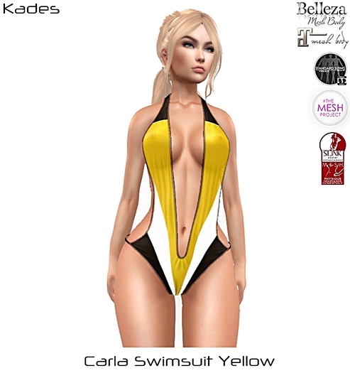 Kades - Carla Swimsuit Yellow