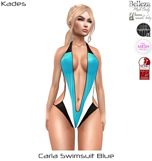 Kades - Carla Swimsuit Blue