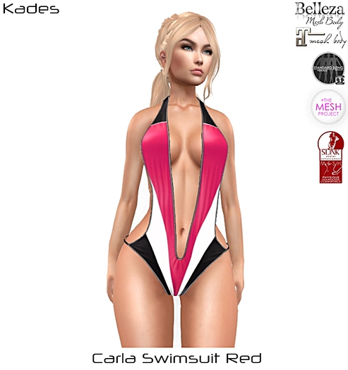Carla Swimsuit Red