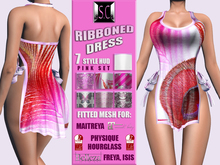 .:S.C:. Silky Ribboned Dress - Pink Set - ALL BODIES