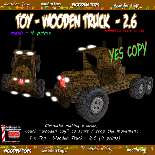 Toy - Wooden Truck - 2.6