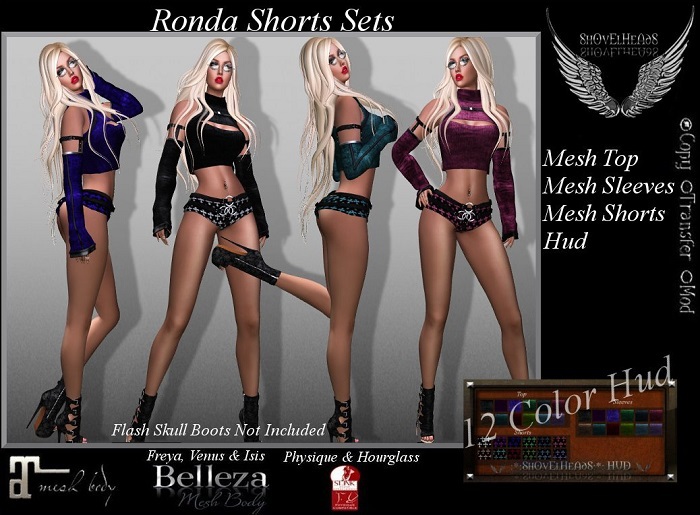 :*:ShOvElHeAdS:*: Ronda Shorts Sets