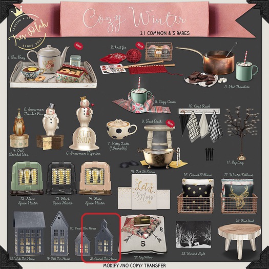 -tres blah- Cozy Winter - Church Tin House