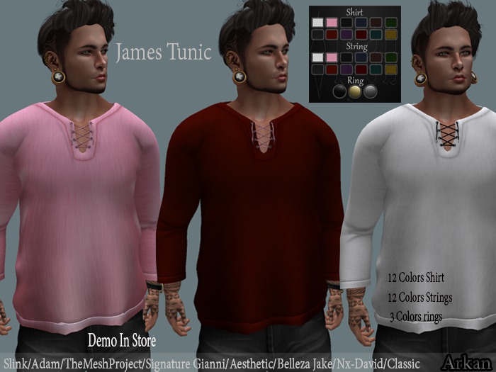 .::Arkan::. James Tunic + Fitmesh