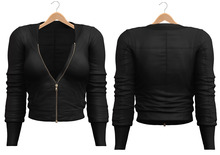 Blueberry - Poppy Jackets - Maitreya, Belleza (All), Slink Physique Hourglass - ( Mesh ) - Black