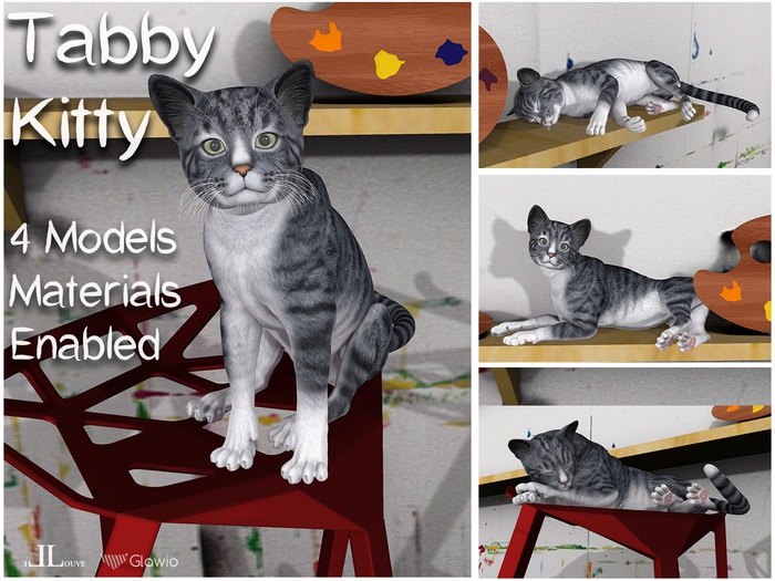 Le Louve - Tabby Kitty Bundle (Grey)