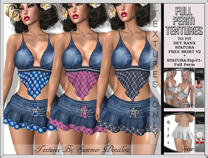 STATURA FOXY COMBO-BOHO DENIM TRIO- FULL PERM