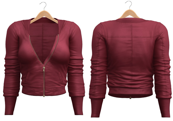 Blueberry - Poppy Jackets - Maitreya, Belleza (All), Slink Physique Hourglass - ( Mesh ) - Red