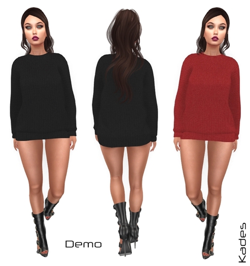 Aline Knitted Wool Sweater DEMO