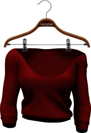 !APHORISM! Ashley Sweater Cherry