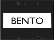 T-3D Creations [ BENTO - C ] MESH - Full Perm
