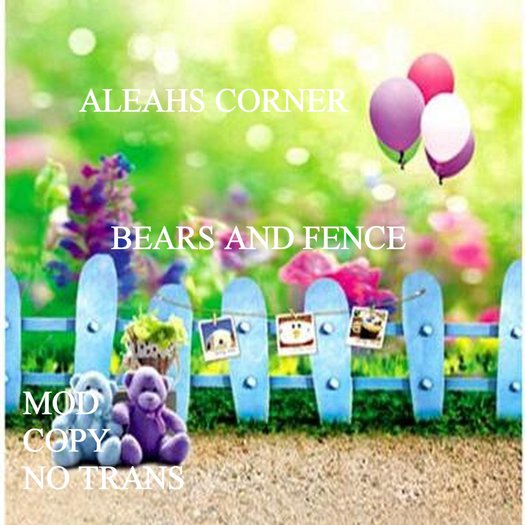 BEARS AND FENCE TEXTURE