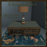 Offshore Table w Lamp and Rug Af