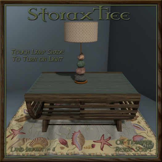 Offshore Table w Lamp and Rug Ah