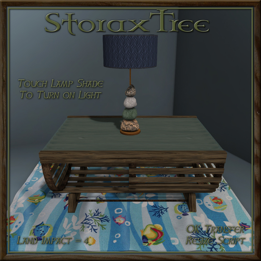 Offshore Table w Lamp and Rug Ad