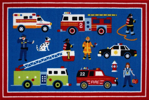 Kids Rug - Emergency (MESH)