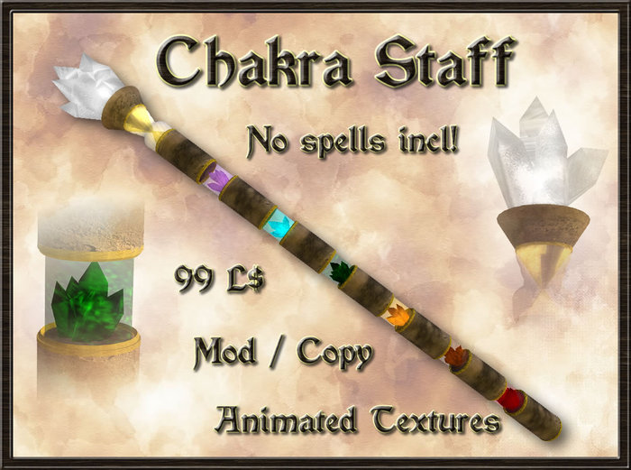 ***TG*** Chakra Staff (bag)