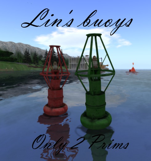 Lin's Harbor Buoys (2 Prims)