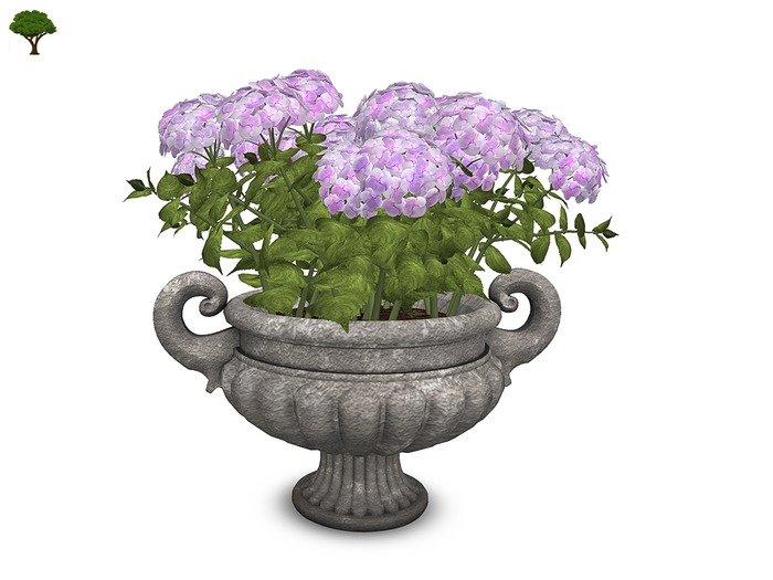 ~ xantes ~ Hydrangea Urn 01 - Mesh (wear to unpack) BOX