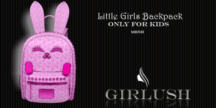 Girlush Little Girls Backpack (rez me)