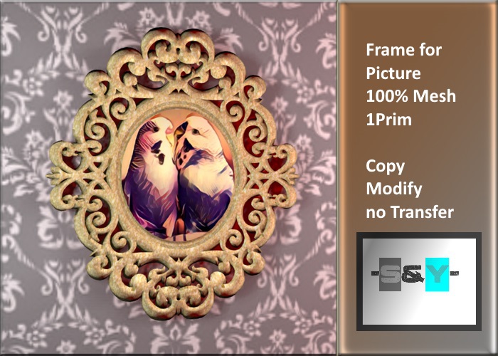 -S&Y- gold frame for picture