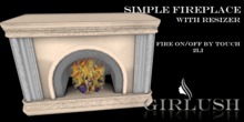 Girlush Simple Fireplace (rez me)