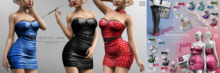 OSMIA - Pin-UpDoll.Gacha,Heels - Maitreya - White