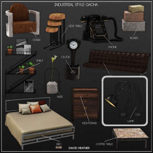 -David Heather-Industrial Style Lamp