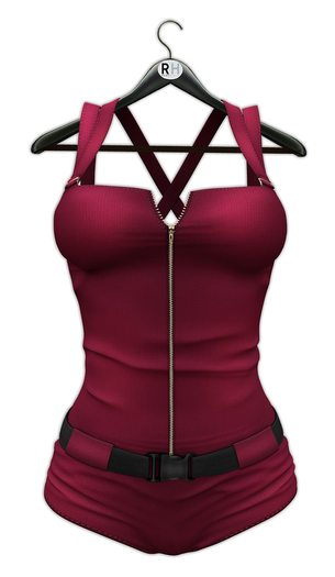 !Rebel Hope - Angelina Mesh Bodysuit - Raspberry