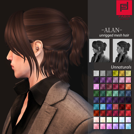 -FABIA- Mesh Hair  <Alan> Unnaturals Tones