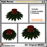FC- Full Perm Mesh Christmas Decoration s-3 