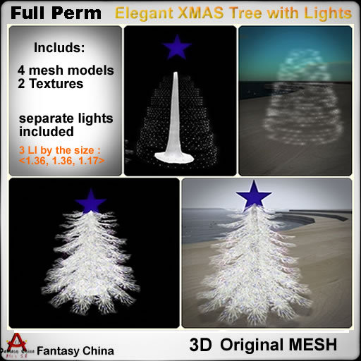 Full Perm Elegant XMAS Tree with Lights