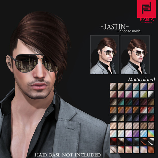 -FABIA- Mesh Hair  <Jastin> Multicolored Tones