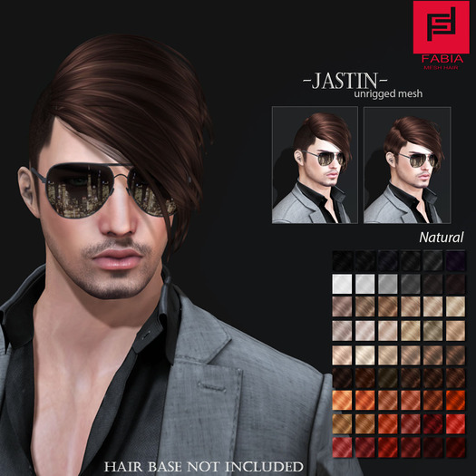 -FABIA- Mesh Hair  <Jastin> Natural Tones