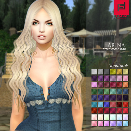 -FABIA- Mesh Hair  < Arina> Unnaturals Tones