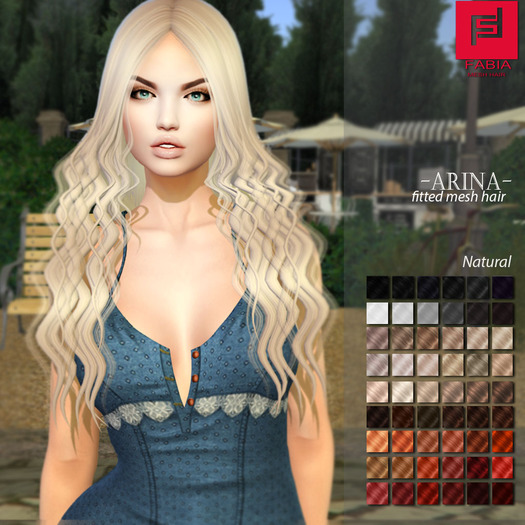 -FABIA- Mesh Hair  <Arina> Natural Tones