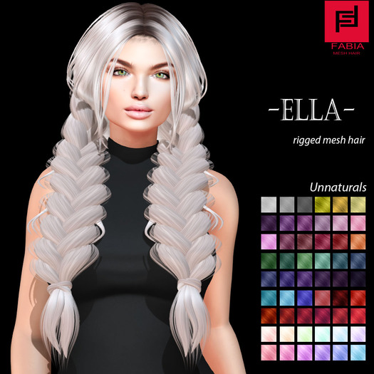 -FABIA- Mesh Hair  <Ella> Unnaturals Tones