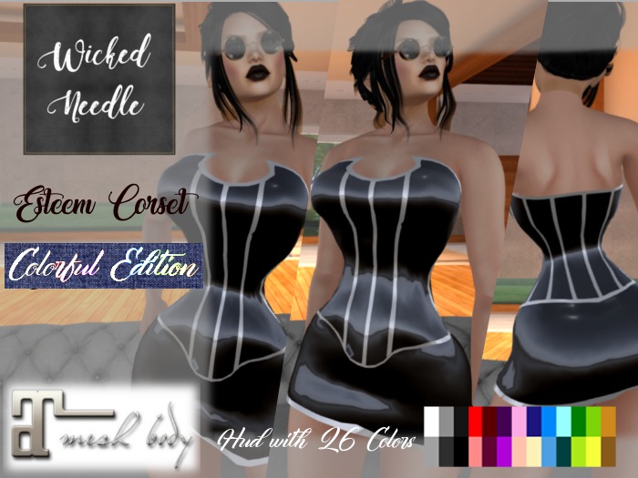 ~W-N~ Esteem Corset Colorful