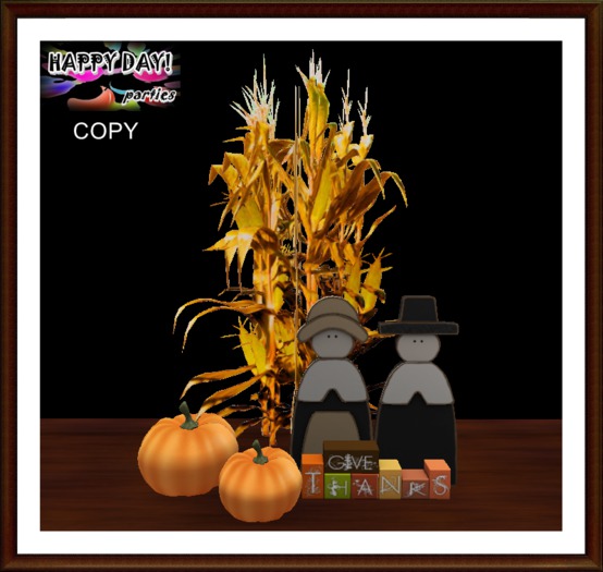 Thanksgiving - Pilgrim Scene