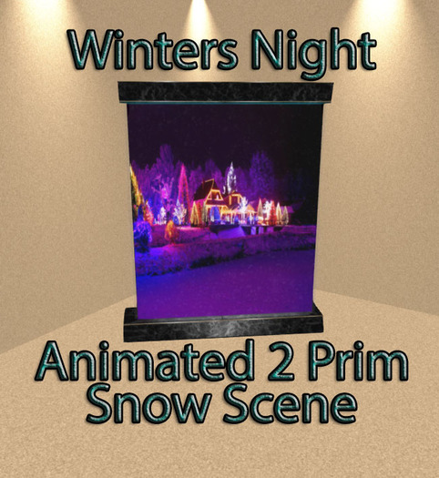 Christmas Lights At Night