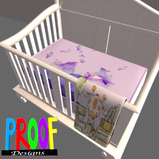 Proof Design - midnight lullabye Crib Bedding- Giraffe (ADD)