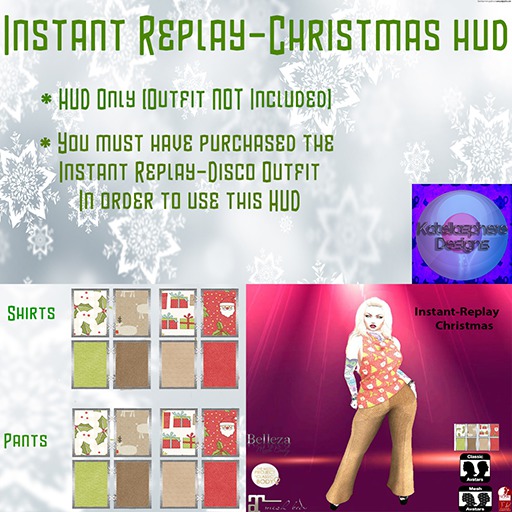 Instant Replay-Christmas HUD (Female)