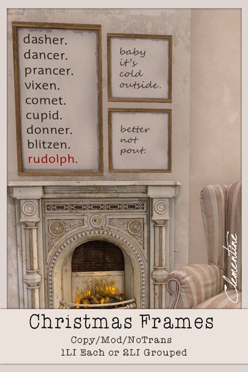 .Clementine. Christmas Frames